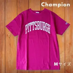 【限定商品】Champion チャンピオン 半袖Tシャツ ワインレッド M