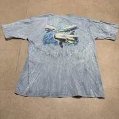 Crazy shirts 半袖　tシャツ　アニマル　イルカ　動物　タイダイ　水色のサムネイル