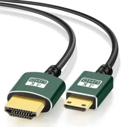 Thsucords Mini HDMI HDMIケーブル 2M ウルトラスリム