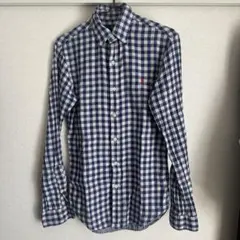Ralph Lauren ネイビーとホワイトのチェックシャツ