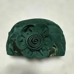 【美品】ベルパーチ　お花モチーフのポーチ