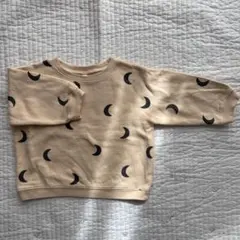 organic zoo 月柄トレーナー　1-2y