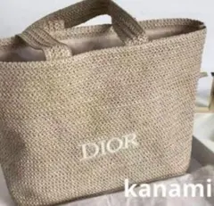 最新DIORノベルティトートバッグ　刺繍 かごバッグ　新品未使用 最新DIORノベルティトートバッグ 刺繍 かごバッグ 新品未使用 - メルカリ