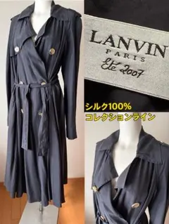 m*a様 希少 シルクトレンチコートLANVIN ランバン 2007SSアルベーのサムネイル