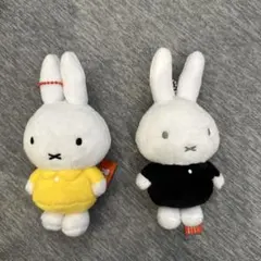 ミッフィー ぬいぐるみ マスコット 2점 세트