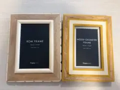 ROM FRAME & WOOD GEOMETRY FRAME 2点セット