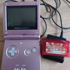 M*I様 ゲームボーイアドバンスSP ピンク 充電器付き　ポケットモンスタールビ