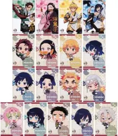 鬼滅の刃 セガ　キャンペーン　レア　プライズ　イラスト　カード　17種セット