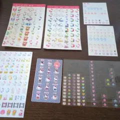 ハローキティ　チャーミー　スケジュールシール