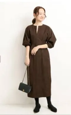 最終値下希少 VERMEIL par iena ウエストシェイプワンピース 34 2025年