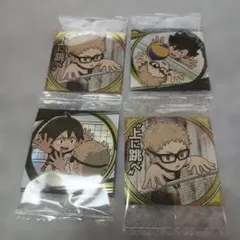 【新品】ハイキュー ウエハース　シール　劇場版　月島蛍　4枚セット