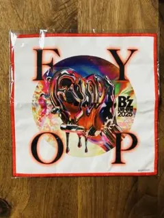 B'z LIVEGYM 2025 FYOPガチャ　ファイバータオル　ツアーロゴ
