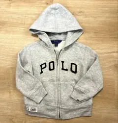 ポロラルフローレン　グレー フード付きトレーナー　2T