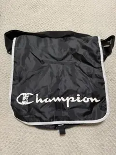 Champion ブラック ショルダーバッグ