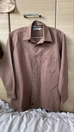 古着 Lyle & Scott チェック柄ブラウンシャツ
