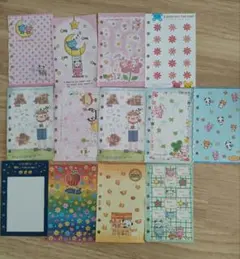 平成　当時物シール帳　シール台紙　13枚セット　レトロ　即購入＆お値下げ◎★