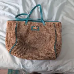With collection トートバッグ ターコイズブルーのサムネイル