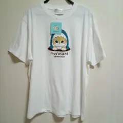新品未使用　レディースmofusand半袖Tシャツ 白4L　サガラ刺繍