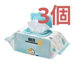 【コストコ大人気】RICO おしりふき 3個セット 厚手 大判 フタ付のサムネイル