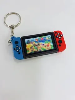 ゲーム機型キーホルダー 2点セット スーパーマリオ風 可愛い 面白い