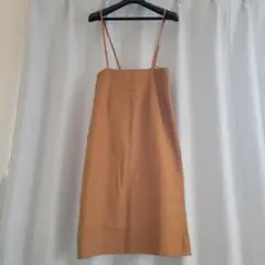 earth ブラウン キャミワンピース Mサイズ