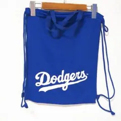 Dodgers ドローストリングバッグ 青