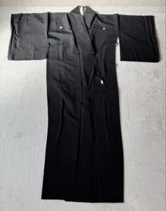 【美品】身丈147cm 黒喪服 五つ紋　冠婚葬祭 着物 リメイクにも
