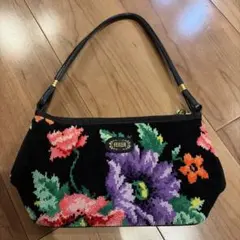 FEILER フラワーパターン ハンドバッグ