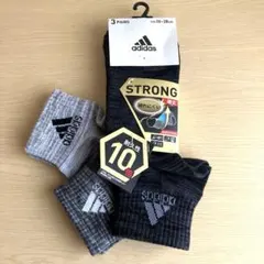 adidas アディダス　メンズソックス　3足組　サイズ26〜28㎝　匿名配送