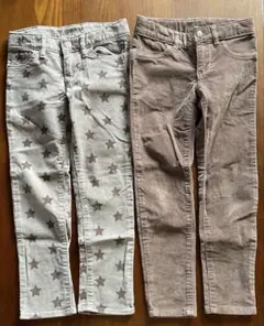 GAP キッズ　コーデュロイパンツ　スキニー　XS110cm 2点