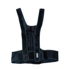 姿勢ベルト 美姿勢サポーター 猫背ベルト 着用時美姿勢 猫背対策 黒 XL