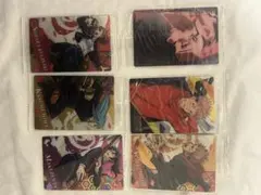 呪術廻戦 ウエハース トレーディングカード 6枚セット