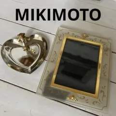 ミキモト♡ ベアパールハートトレイ＆パール写真たて