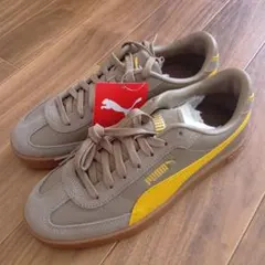【新品】PUMA ブラウン/イエロー スニーカー　26.5cm