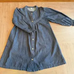 デニム ワンピース 120cm アプレレクール