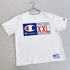 チャンピオン　半袖Tシャツ　Sサイズ　ホワイト　綿100% ロゴ入りのサムネイル