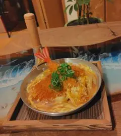 エビフライ　カツ煮　食品サンプル