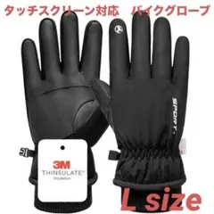 極暖多機能　防寒グローブ　L　アウトドア　自転車　バイク　通勤通学　あったか