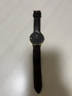 Daniel Wellington 腕時計 ブラック ゴールド
