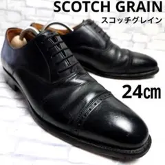 SCOTCH GRAIN スコッチグレイン　ストレートチップ　内羽根　24㎝