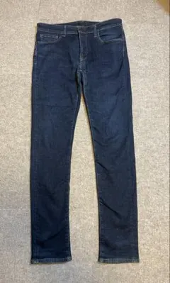 【美品】UNIQLO ユニクロ　ウルトラストレッチデニム　ジーンズ　33サイズ