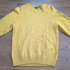 UNIQLO イエロー ラウンドネックニット Lサイズ