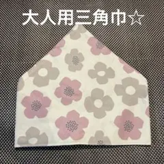 ハンドメイド☆三角巾　大人用☆2枚セット