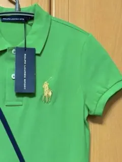 【未使用タグ付き】ラルフローレンスポーツ半袖ポロシャツ レディース