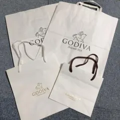 GODIVA ショップ袋 大小4点セット