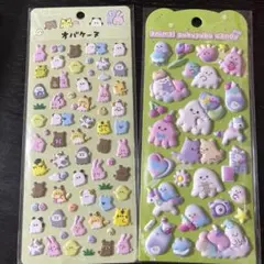 オバケーヌ　他　シール2点セット