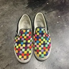 【希少】 vans vault スリッポン usa ヴィンテージ チェッカー