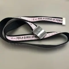 러브 톡식 로고 벨트