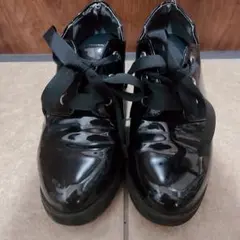 リボン付きシューズ　ローファー