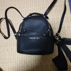 Maison de FLEUR 黒 丸型リュック